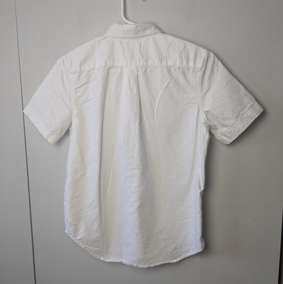 POLO RALPH LAUREN Kid White Short Sleeve Button Down Shirt Size Medium (10-12) - Picture 8 of 10